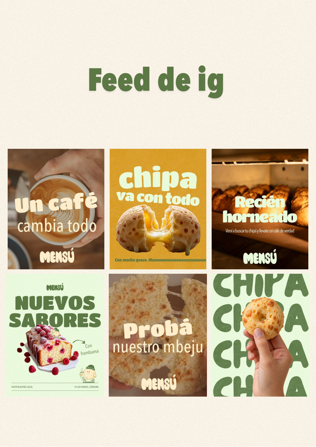 Feed de Instagram de Mensú