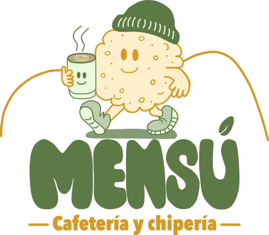 Logo de Mensú, cafetería y chipería